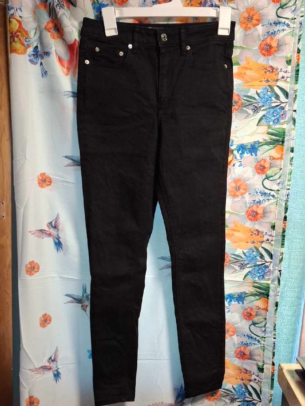 Asos Black Slim Fit Jeans Size 28